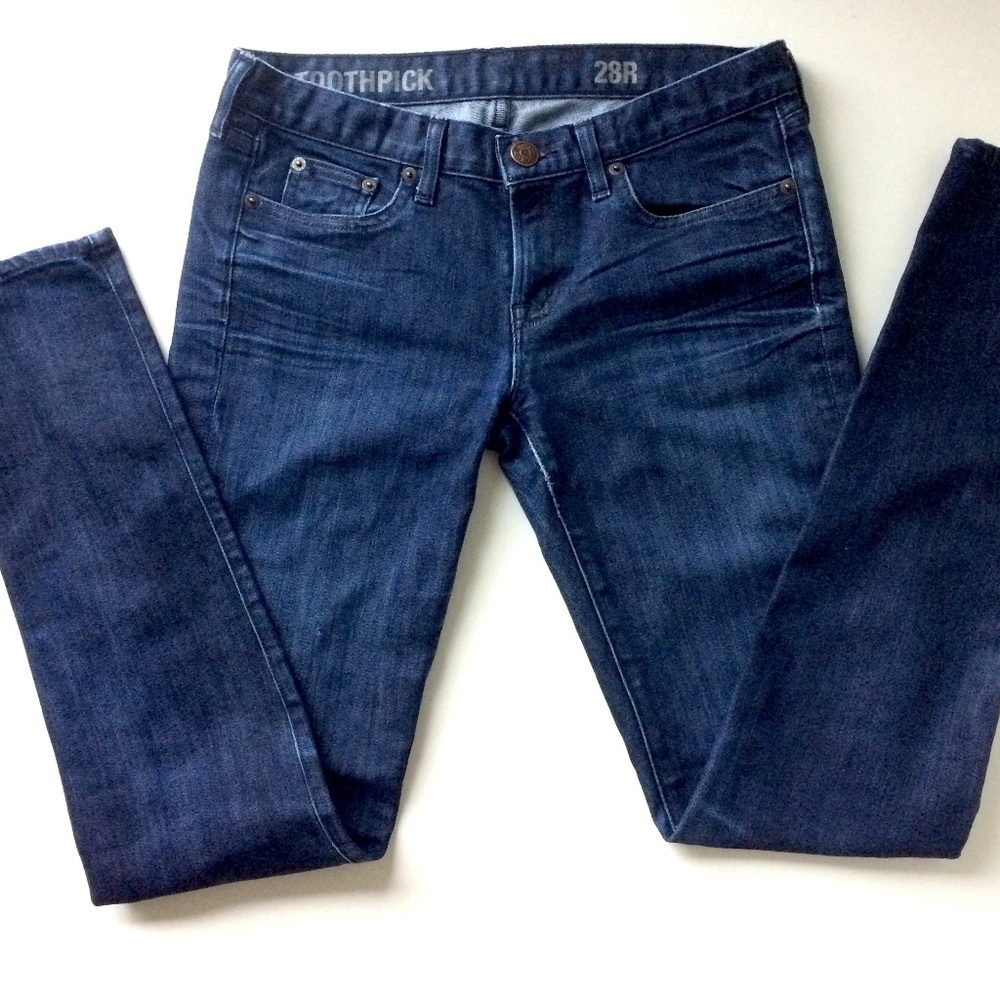 J. Crew Mid Rise Skinny Jeans Medium Wash 28R